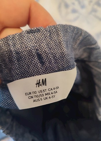 Keten mavi pantolon - Görsel 3