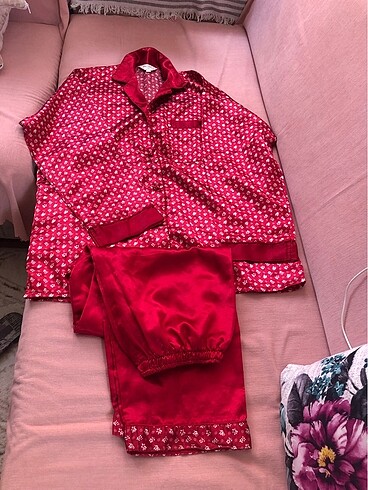 Saten pijama takımı