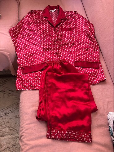 xl Beden Saten pijama takımı