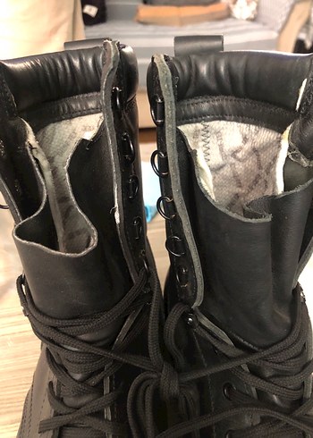 Siyah Gotik Tokalı Erkek Kauçuk Bot - Görsel 4