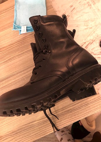 Siyah Gotik Tokalı Erkek Kauçuk Bot - Görsel 2