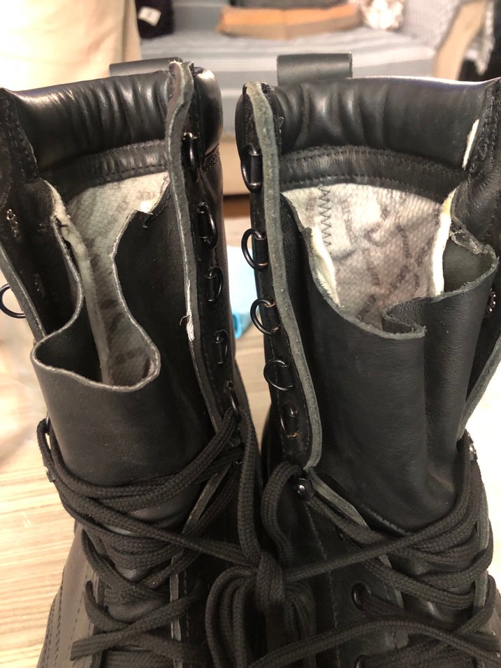 Siyah Gotik Tokalı Erkek Kauçuk Bot - Görsel 4
