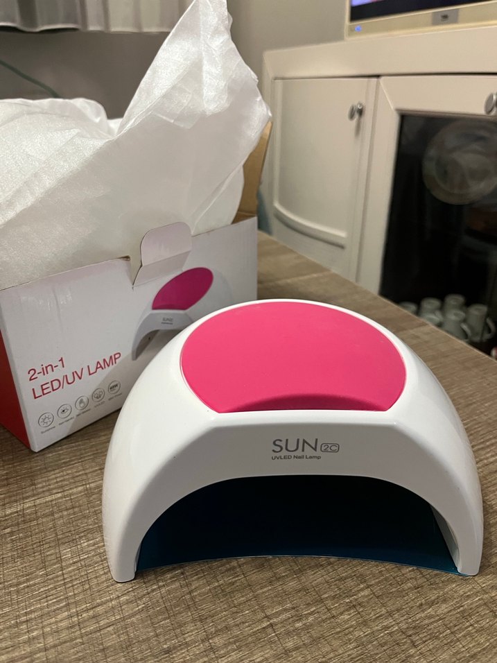 SUN 2'si 1 Arada Pembe LED/UV Lamba - Görsel 2