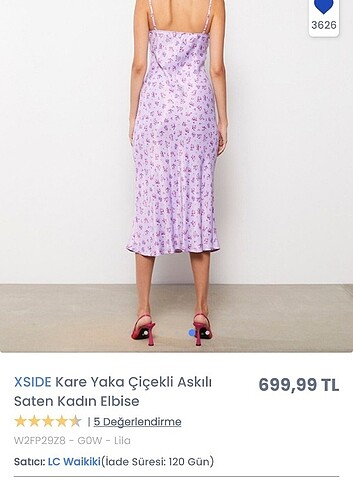 LC Waikiki Lcw saten elbise