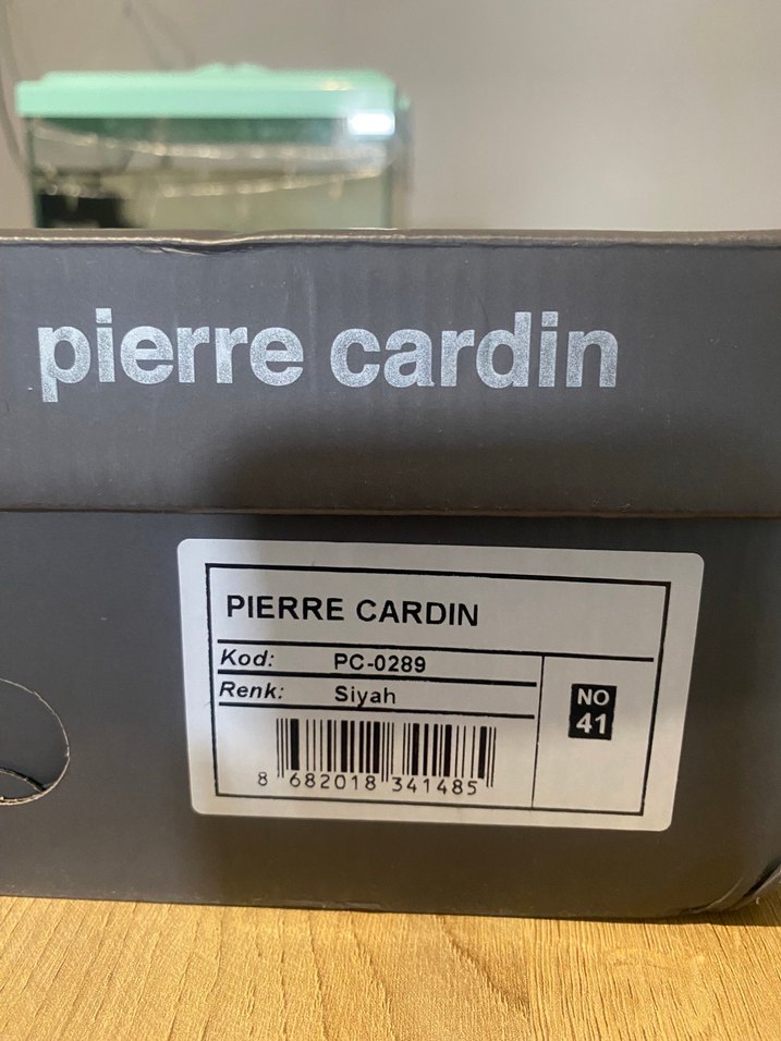 Pierre Cardin damat Siyah Deri Ev Terliği - Görsel 2