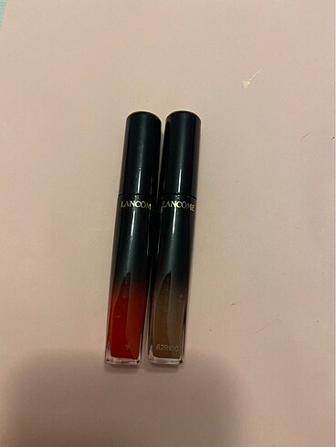 Lancome Lipgloss Kırmızı ve Kahve Renkli