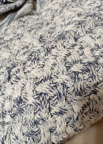 Gri Örgü Yılan Desenli Yüksek Yaka Erkek Kazak sıfır - Görsel 8