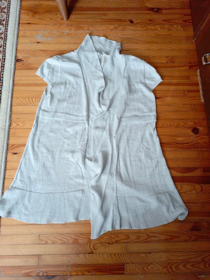 simli bayan yeleği - Görsel 5