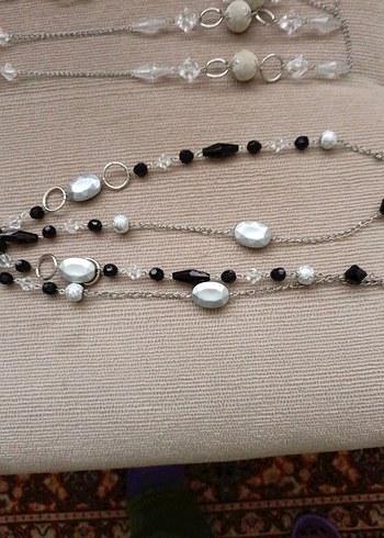 Uzun Boncuklu Bohem Kadın Kolyesi - Görsel 4