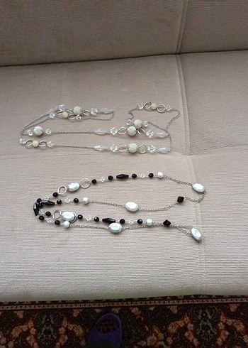 Uzun Boncuklu Bohem Kadın Kolyesi - Görsel 6