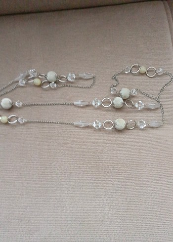 Uzun Boncuklu Bohem Kadın Kolyesi - Görsel 2