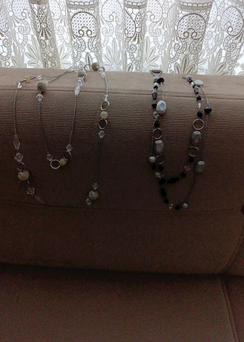Uzun Boncuklu Bohem Kadın Kolyesi - Görsel 8