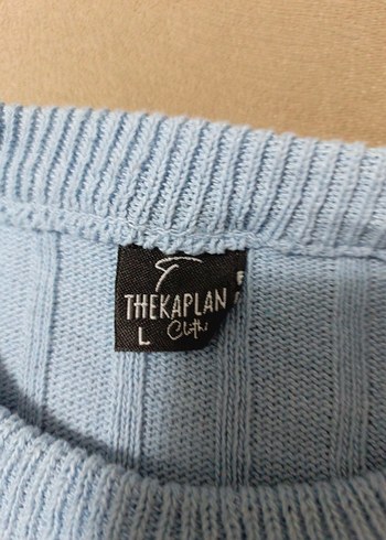 Mavi erkek  Triko Kazak - Görsel 7