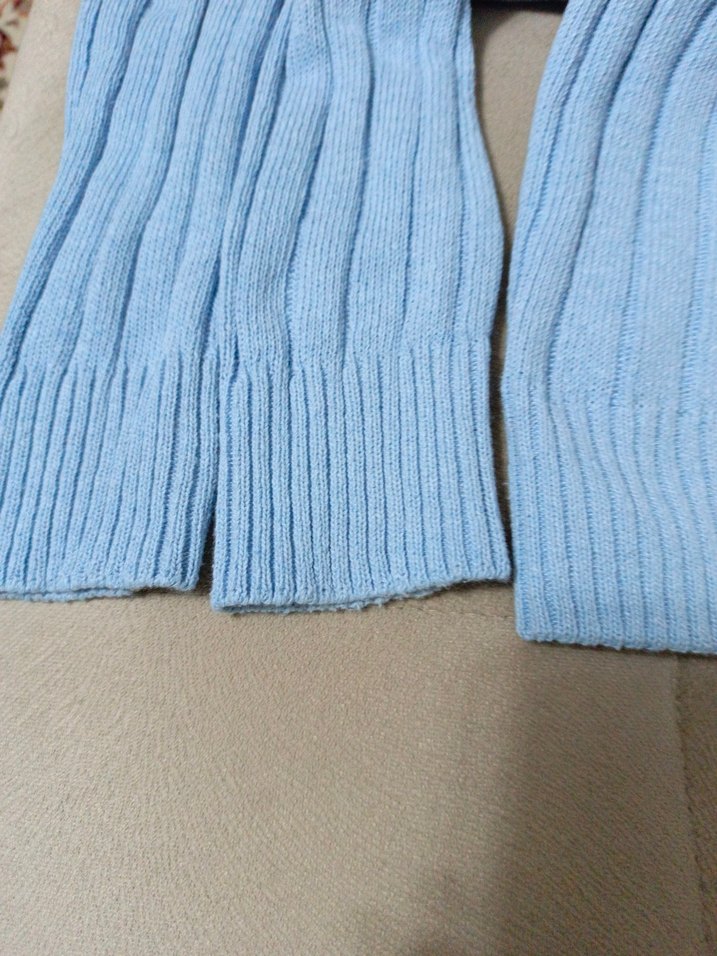 Mavi erkek  Triko Kazak - Görsel 5