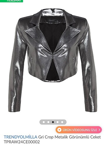 crop blazer ceket