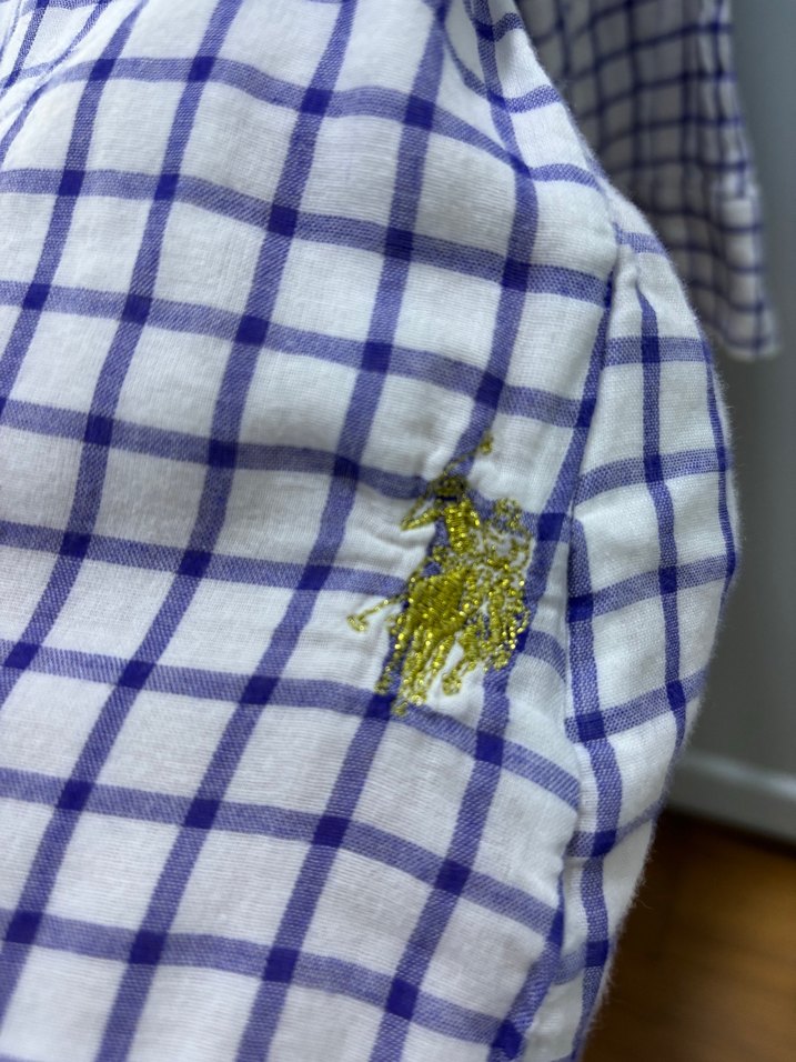 U.S POLO ASSN Ekose Desenli Pamuklu Uzun Kollu Gömlek - Görsel 4