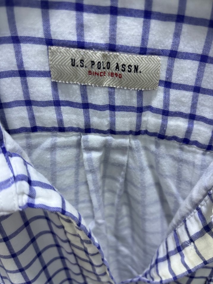 U.S POLO ASSN Ekose Desenli Pamuklu Uzun Kollu Gömlek - Görsel 3