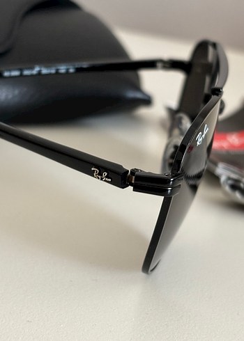 Orijinal Ray-Ban Siyah / RB 3688 Kadın Güneş Gözlüğü - Görsel 7
