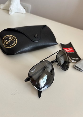 Orijinal Ray-Ban Siyah / RB 3688 Kadın Güneş Gözlüğü - Görsel 8