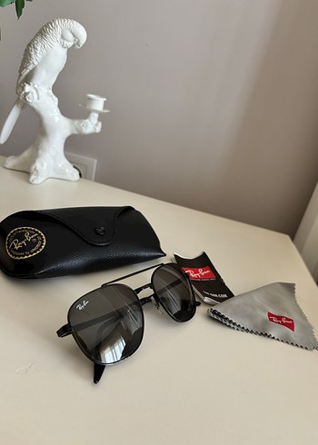 Orijinal Ray-Ban Siyah / RB 3688 Kadın Güneş Gözlüğü - Görsel 9
