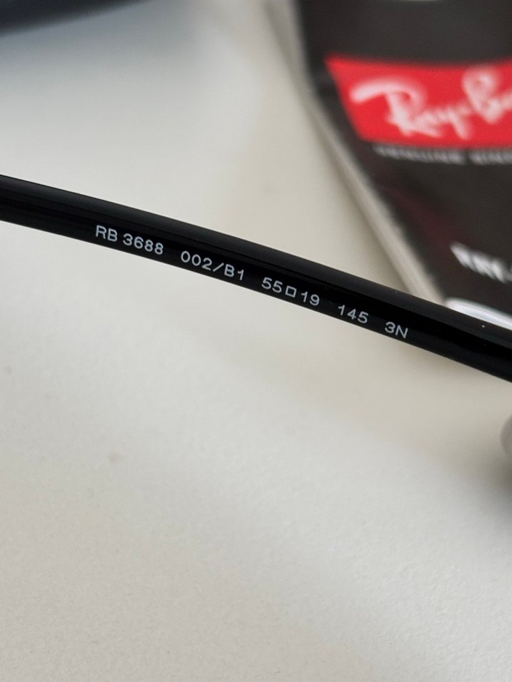 Orijinal Ray-Ban Siyah / RB 3688 Kadın Güneş Gözlüğü - Görsel 4