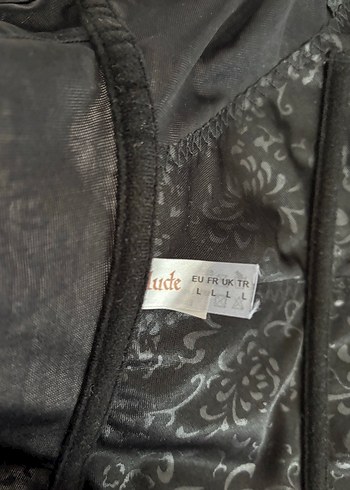 Siyah Midi dekolte Korse / büstiyer - Görsel 3