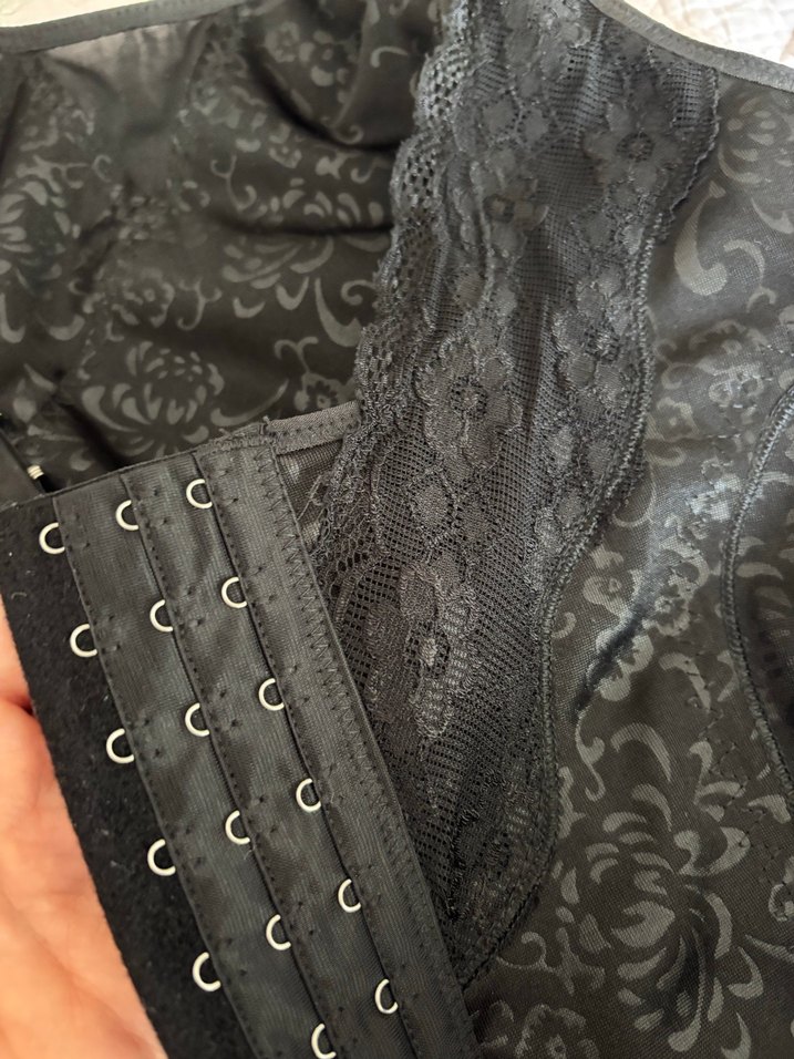 Siyah Midi dekolte Korse / büstiyer - Görsel 4