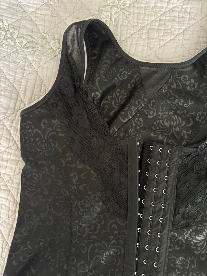 Siyah Midi dekolte Korse / büstiyer - Görsel 2