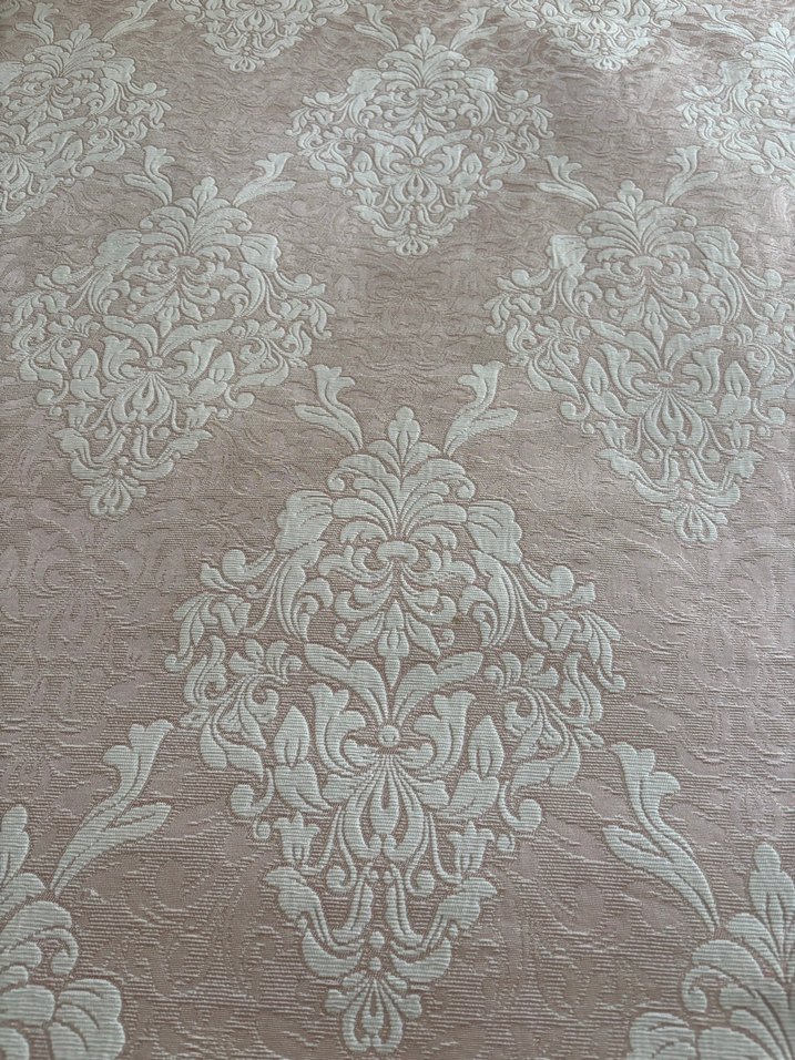 Nakışlı Pudra Pembe Yatak Örtüsü - Görsel 3