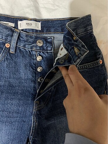 s Beden lacivert Renk Mango pantolon