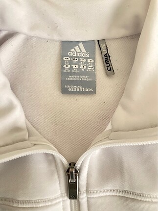 xs Beden beyaz Renk Adidas bayan hırka