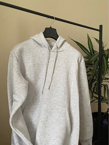 Basic Kapüşonlu Sweatshirt
