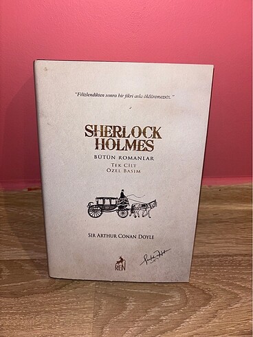 İmzalı Sherlock Holmes bütün romanlar tek cilt özel basım