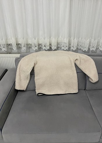 Mango muadili Düğmeli bej Sıcak Kadın mont - Görsel 3