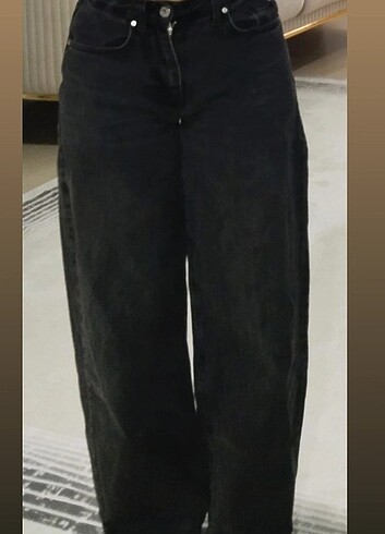 Siyah baggy pantolon