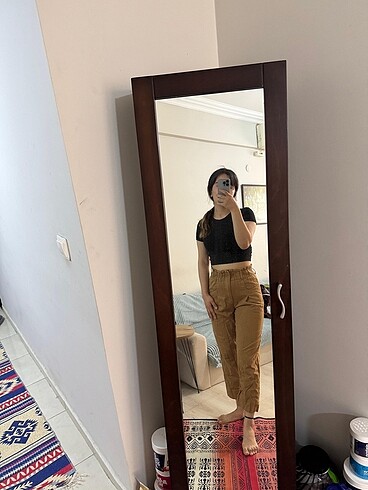 Bilekte pantolon beli lastikli - Görsel 2