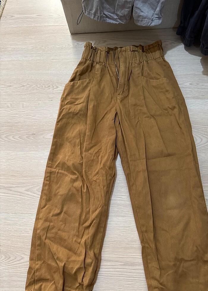 Bilekte pantolon beli lastikli - Görsel 3