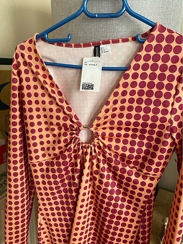 xl Beden Renkli H&M Elbise