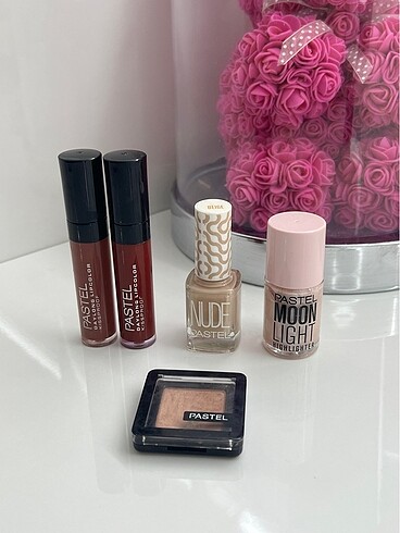 Pastel marka makyaj set ruj oje far