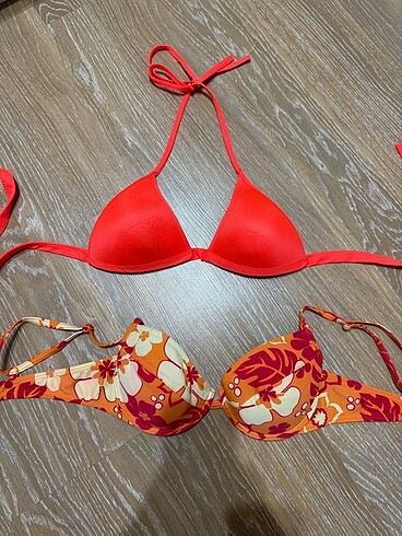Penti marka turuncu bikini üstleri