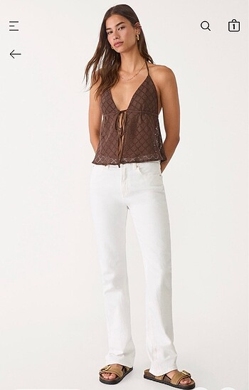 Stradivarius D98 Straight Fit Jean Pantolon