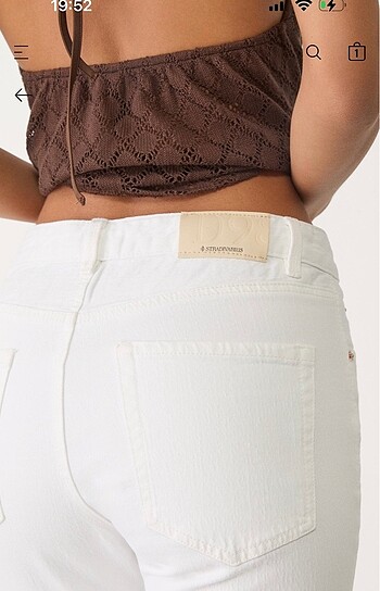 40 Beden Stradivarius D98 Straight Fit Jean Pantolon