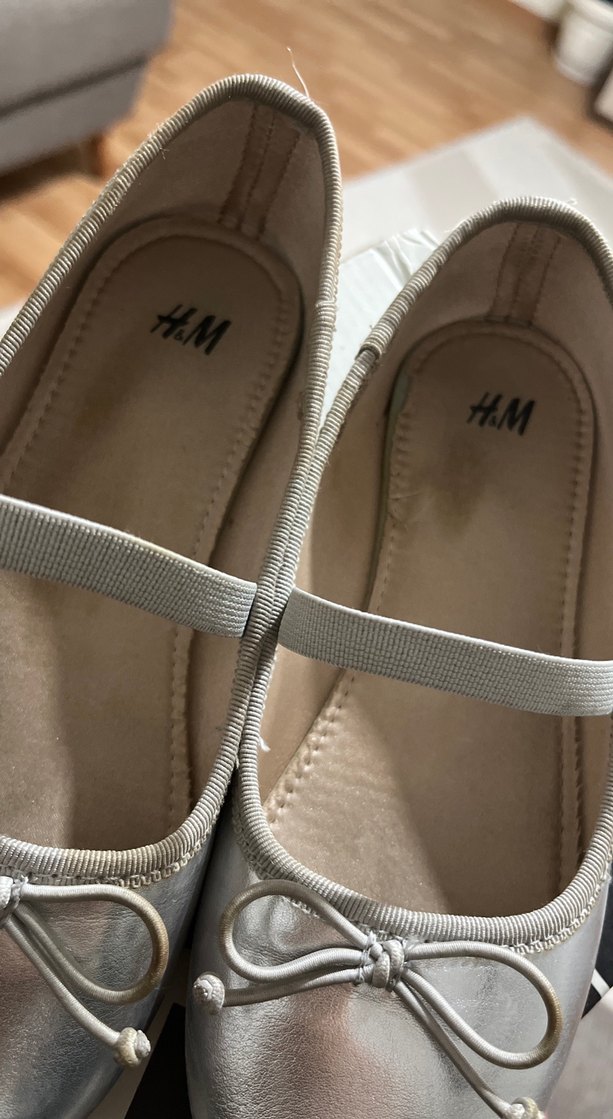 Gri Kız Babet Ayakkabı Tokalı - Görsel 3