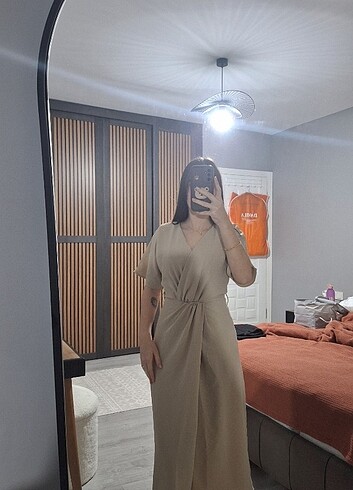 Midi boy elbise - Görsel 5