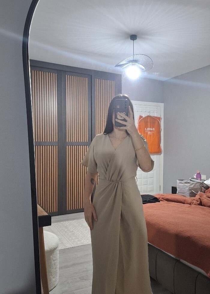 Midi boy elbise - Görsel 5