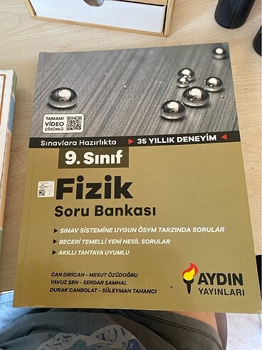 9. Sınıf fizik aydın yayınları test kitabı