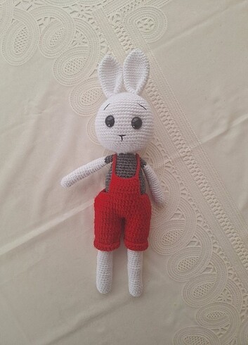 Örgü tavşan peluş