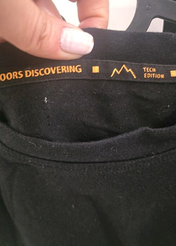 Erkek Siyah Baskılı Rahat Kesim Tişört - Görsel 4