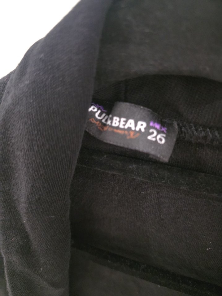 Siyah pamuklu  yarım Kollu Salaş Blazer - Görsel 2