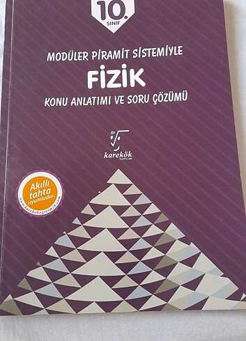 10. sinif fizik karekok yayinlari test kitabi